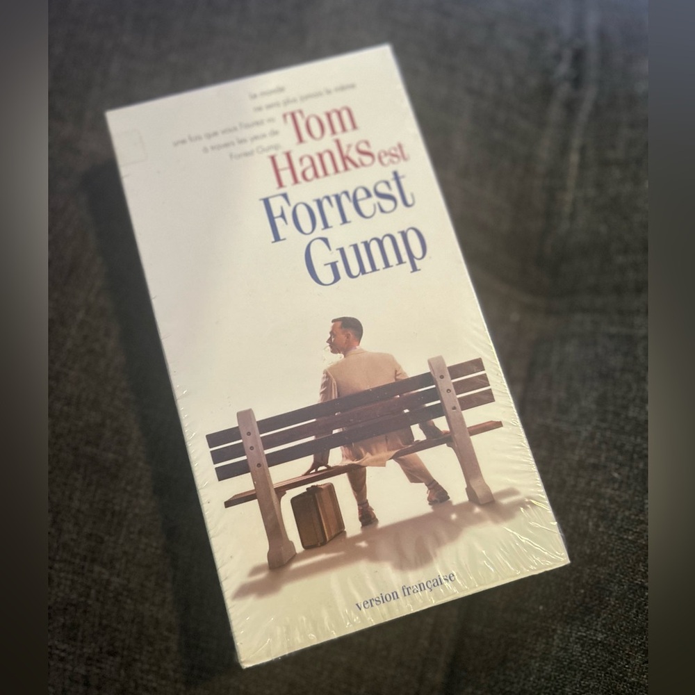 VHS Forrest Gump scellée – Version française – Tom Hanks – Film culte